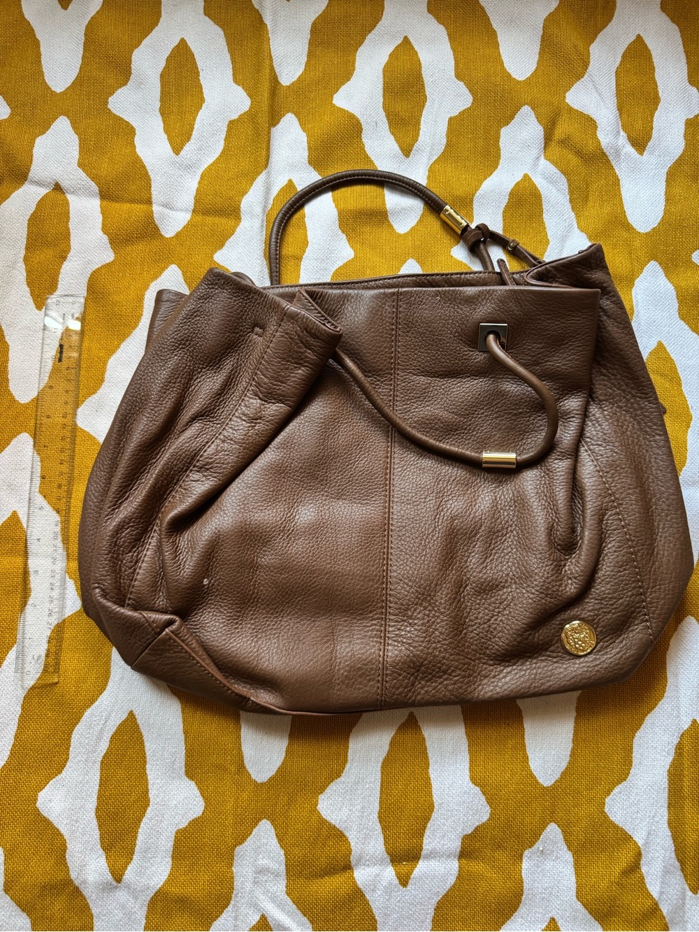 Vince Camuto Women’s Brown Leather Shoulder Bag